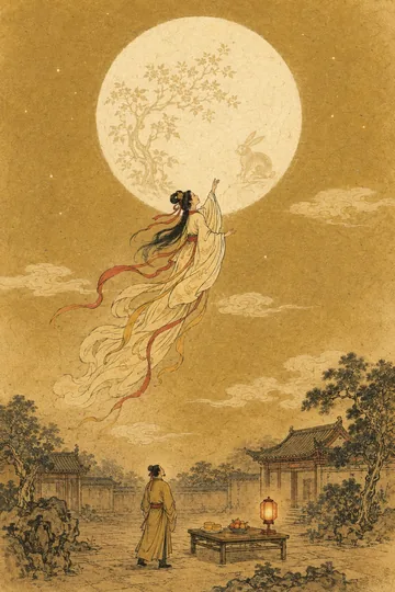 嫦娥奔月 — Chang'e Flies to the Moon, HSK 3